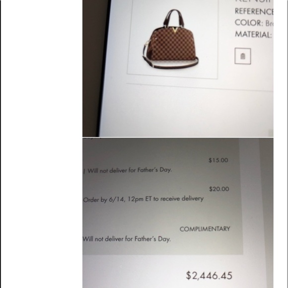 ❤️Sold❤️authentic Louis Vuitton Kensington bowling - Picture 6 of 8